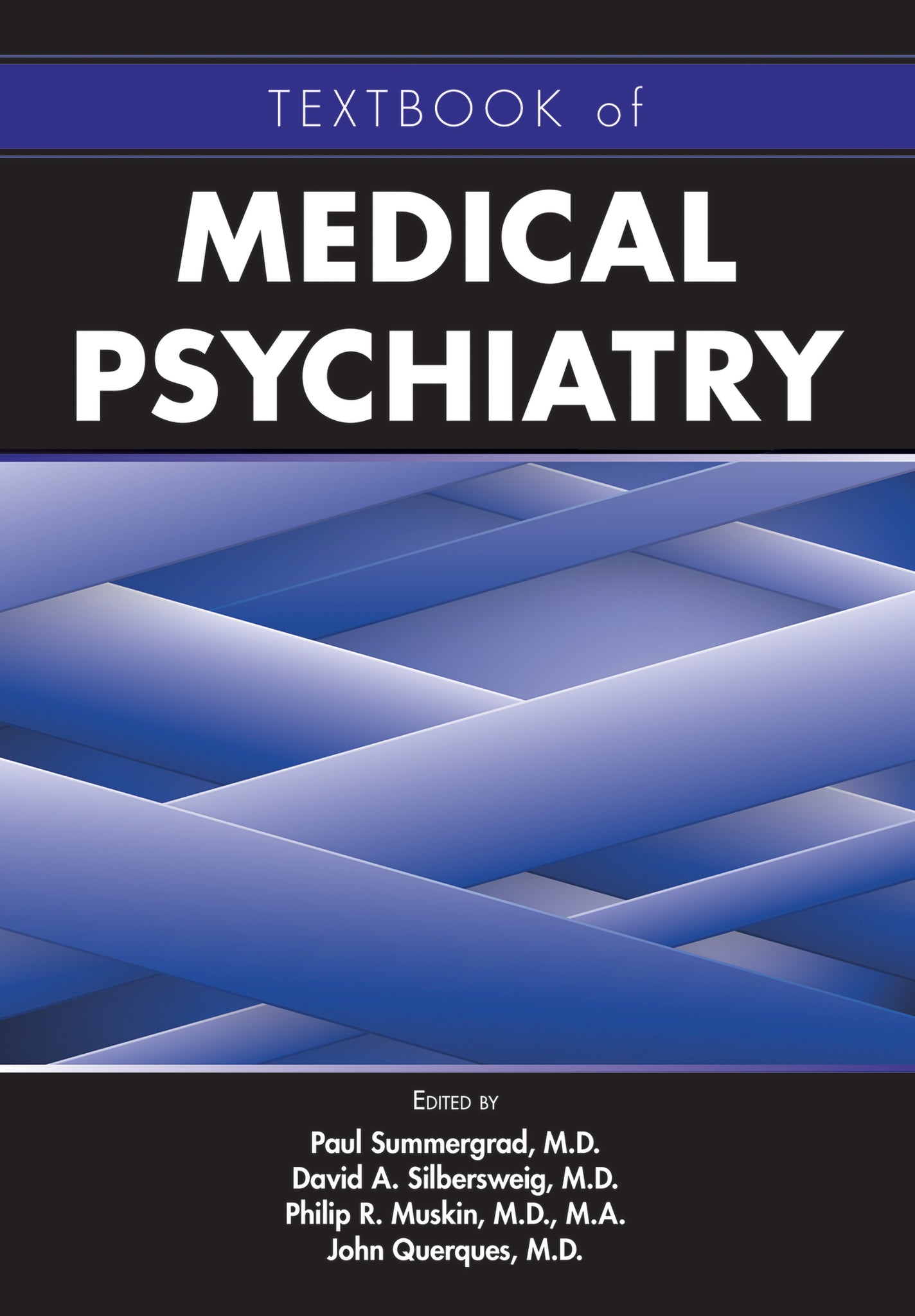 Cover image for Textbook of Medical Psychiatry ISBN 9781615370801